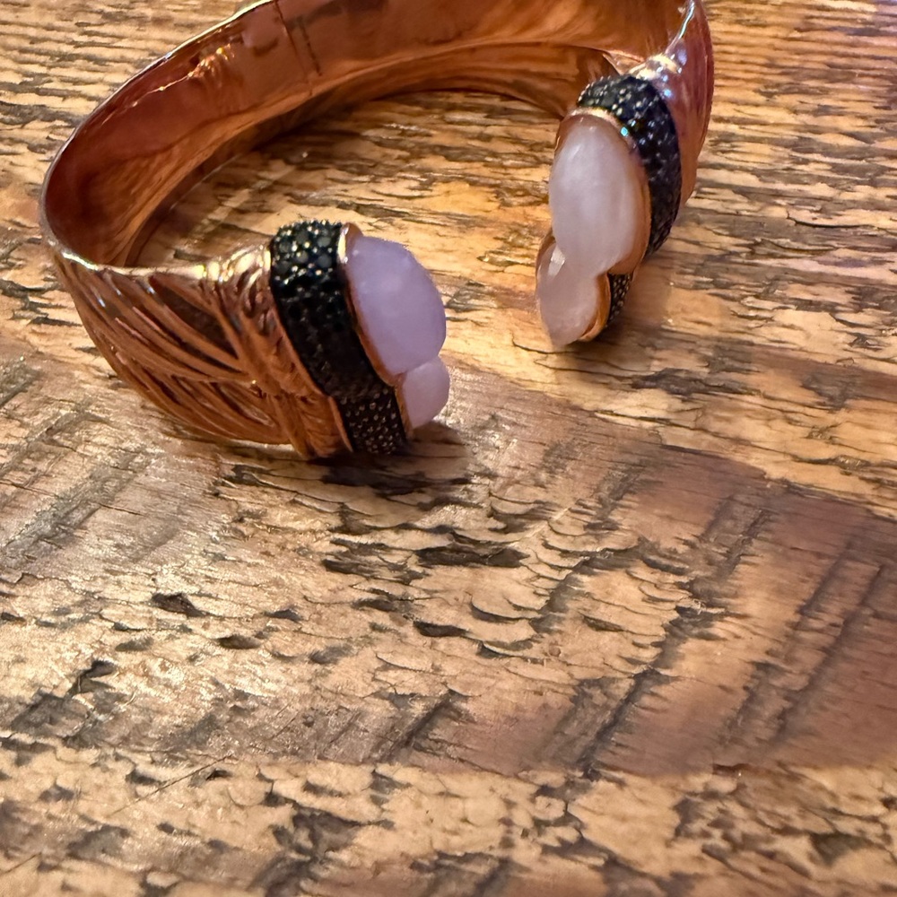 Beautiful rose gold with black spinal and pink caw Sydney Women's Bracelets